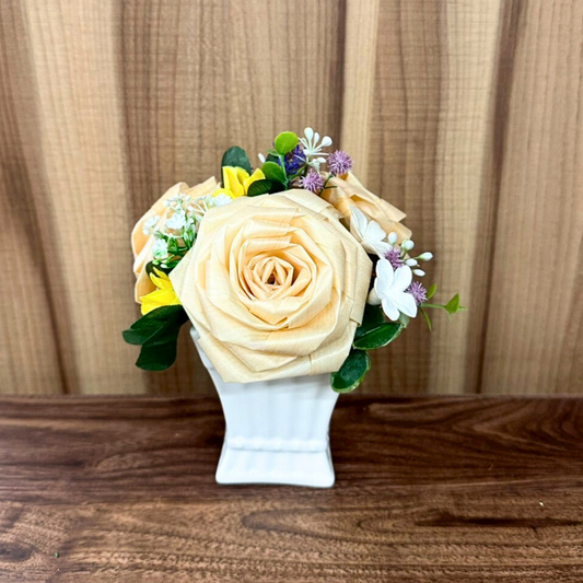 森のしずく -ひのきろうずのミニアレンジメント-