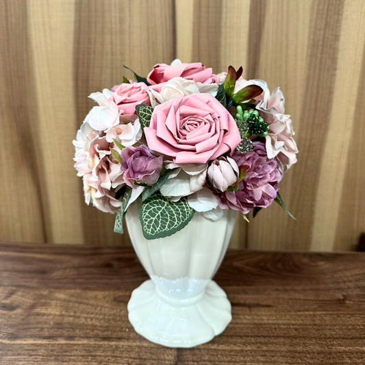 ロゼ・エレガンス -くすみピンクの上品アレンジメント-