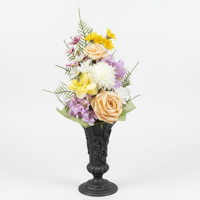 上品な仏花アレンジメント|華やかなお供え花