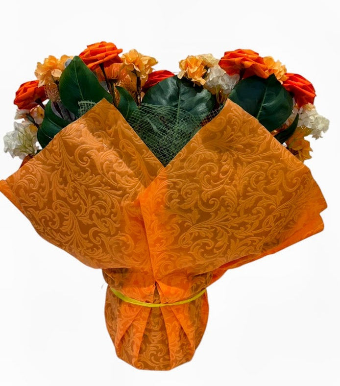 ハートシリーズ|祝福を贈るアレンジメント・オレンジ