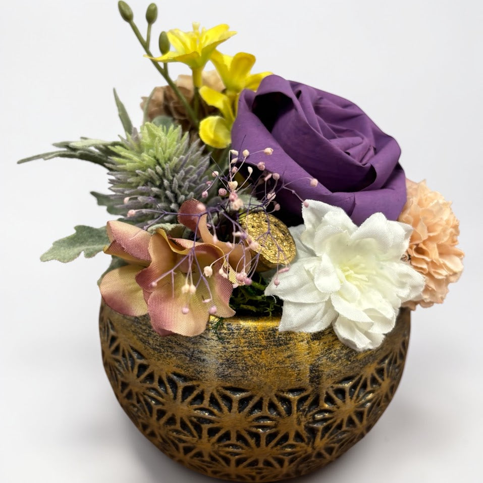 仏花シリーズ|紫の気品とやっしさを添える パープルローズ