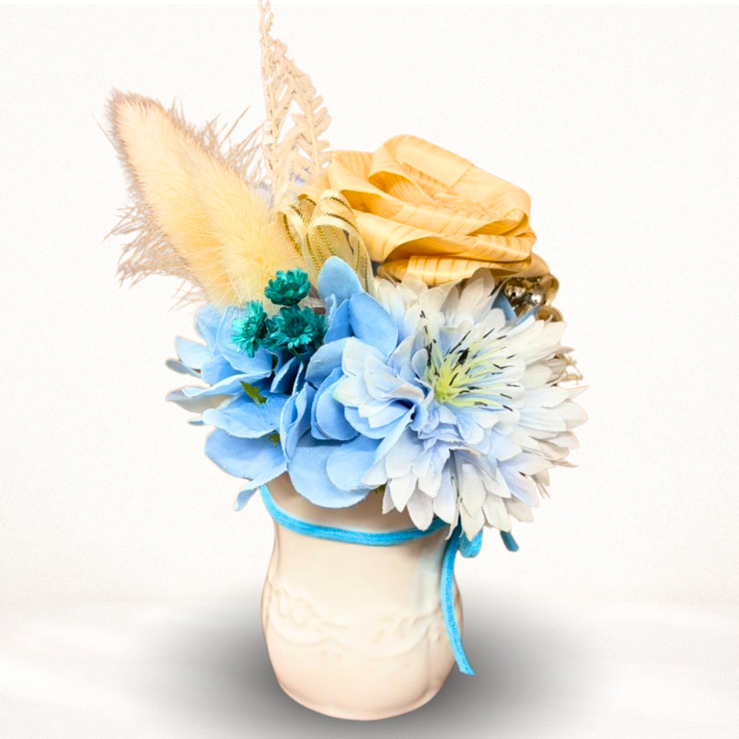 ひのきろうず バレンタインミニアレンジ ― チョコにそっと添える、小さな花の贈りもの ―