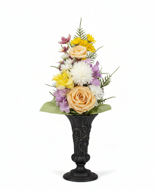 上品な仏花アレンジメント｜華やかなお供え花