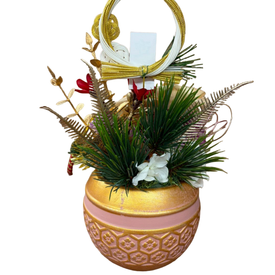 🎍やさしい彩りで迎える新年 お正月アレンジ〈雅桜 -みやびざくら-〉