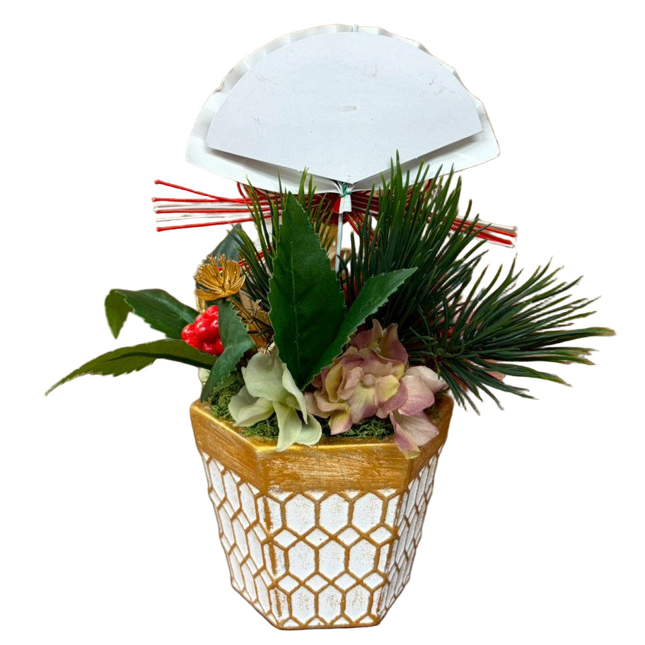 🎍可愛らしく華やぐ、迎春アレンジ お正月アレンジ〈寿咲 -ことぶきさき-〉