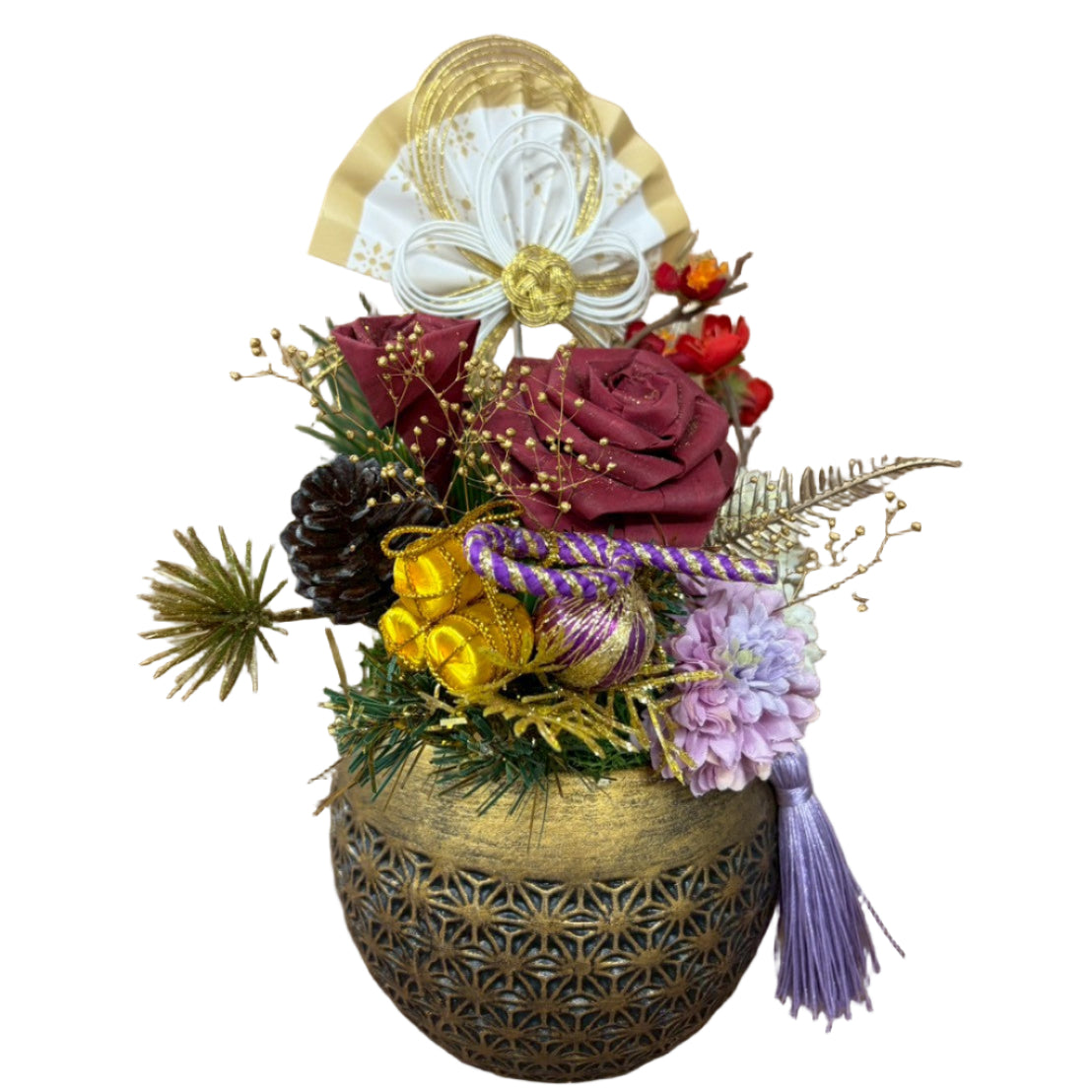 🎍気品あふれる新春の彩り お正月アレンジ〈瑞花 -ずいか-〉