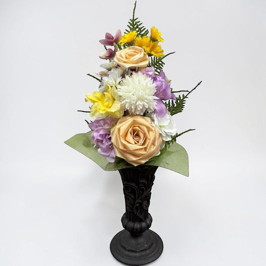 上品な仏花アレンジメント｜華やかなお供え花