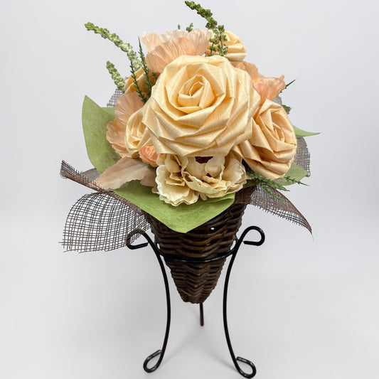 母の日ギフト｜ひのきろうずのナチュラルブーケアレンジ