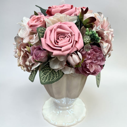 ロゼ・エレガンス －くすみピンクの上品アレンジメント－